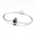 Solid 925 Sterling Silver 3 Crown Bead Charm, Compatible with Pandora All Other Charm Bracelet