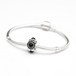 Solid 925 Sterling Silver 3 Crown Bead Charm, Compatible with Pandora All Other Charm Bracelet