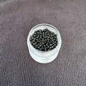 25g Miyuki Rocaille 8/0 Round Seed Beads Opaque Black RR-401
