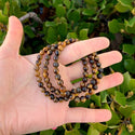 1 Strand Stretch Natural Grade A Yellow Tiger Eye  Beaded Gemstone Bracelet, 6mm Beads, Length Selections: 7 inch/7.5 inch/8 inch