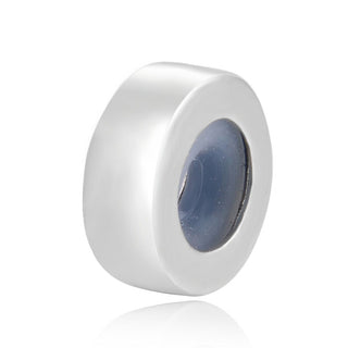 925 Sterling Silver Rubber Charm Holder Bead Stopper