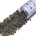 30g Miyuki Delica 11/0 Seed Beads, Opaque Metallic Dark Bronze DB22