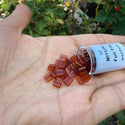 10g Miyuki Full Tila Square Seed Beads 5x5mm, Transparent Dark Amber (TL-134)