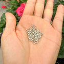 50g Miyuki Rocaille 11/0 Round Seed Bead Duracoat Galvanized Silver RR-4201