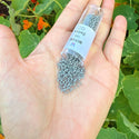 7.5g Miyuki Delica 11/0 Seed Beads, Opaque Matte Grey DB761