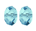 24pcs Adabele Austrian Faceted Rondelle Crystal Beads #5040, Aquamarine (Blue), Size Selections: 6x4mm, 8x6mm, 10x8mm