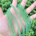 200pcs Creative Club Faceted Flat Bicone Rondelle Crystal Glass Beads #5305, Peridot Green, 6x4mm Small, Hole ID 1mm, CC3R616