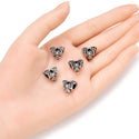 20pcs Cute Bat Large Hole Beads, Hole ID 4.5mm, Antique Silver, Zinc Alloy Metal, MEC-A1