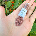 7.5g Miyuki Delica 11/0 Seed Beads, Opague Matte Copper-Plated DB340