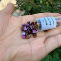 10g Miyuki Full Tila Square Seed Beads 5x5mm, Rainbow Gold Luster Dark Topaz TL301