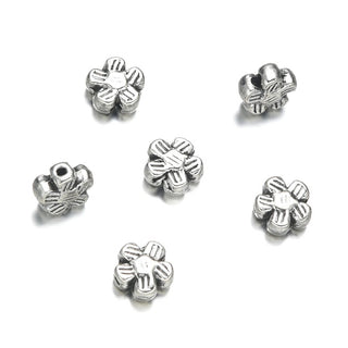 5-Petal Flower 6.5mm Double Sided Small Spacer Beads