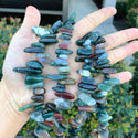 Natural Indian Agate GemstoneStick Point Beads, Irregular, 7mm-23mm Long, Hole ID 1mm 1 Strand/15 Inch, GZ5-16