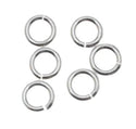 20pcs 925 Sterling Silver Open Jump Rings, 0.9mm/19 Gauge, Size Selections: 4mm/6mm/8mm/10mm/12mm