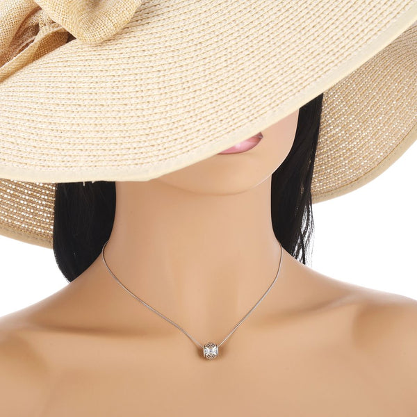 1pc 925 Sterling Silver Round Flower Pattern June Birthstone Bead Charm, Light Purple Alexandrite Cubic Zirconia CZ, 11.2x9.5mm, Hole ID 4.5mm, EC1-G6