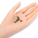 100pcs Smooth Oval Rice Beads, Antique Bronze Plated Brass, Size Selections: 7x4mm, 8x5mm, 10x6mm, 12x7mm