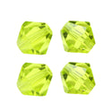 50pcs Adabele Austrian Faceted Bicone Crystal Beads #5301, Light Olivine Green, Size Selections: 6mm/8mm/10mm