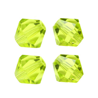 50pcs Adabele Austrian Faceted Bicone Crystal Beads #5301, Light Olivine Green, Size Selections: 6mm/8mm/10mm