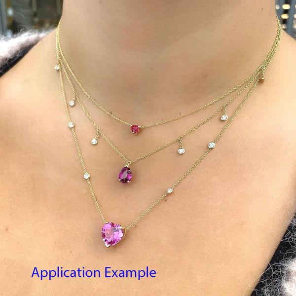 2pcs 925 Sterling Silver 6mm January Birthstone Links, Tarnish Resistant, Garnet Red Cubic Zirconia Gemstone Connector, SXP10-1