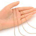 33 Feet Diamond Cut Flat Cable Chain Link, Raw Copper Uncoated/Unplated, 1.8mm Small, CK10-F3