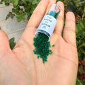 7.5g Miyuki Delica 11/0 Seed Beads, Translucent Matte Emerald Green DB776