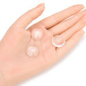 50pcs Transparent Glass Dome Cabochons, Non-calibrated Clear Round Cab Tiles, Size Selections: 20mm/25mm/30mm