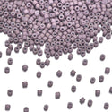 7.5g Miyuki Delica 11/0 Seed Beads, Matte Gold Luster Dusty Mauve DB379