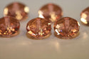 24pcs Adabele Austrian Faceted Rondelle Crystal Beads #5040, Light Padparadscha (Pink), Size Selections: 6x4mm, 8x6mm, 10x8mm
