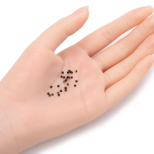 500pcs Small Tiny Round Crimp Beads, Antique Bronze Plated Brass, Size Selections: 1.5mm/2mm