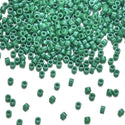 30g Miyuki Delica 11/0 Seed Beads, Opaque Kelly Green DB655