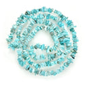 Natural Blue Amazonite Gemstones Chip Beads, Free Form, 5mm-8mm, Hole ID 1mm, 1 Strand/31 Inch, GZ1-30