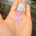 10g Miyuki Half Tila Seed Beads 5x2.3mm, Opaque Luster Rose (HTL-599)