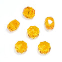 25pcs Adabele Austrian Faceted Donut Rondelle Crystal Beads #5045, Topaz Yellow, 8mm x 5mm, Hole ID 1.2mm, SSO-808