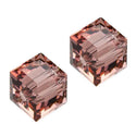 24pcs Adabele Austrian Faceted Cube Crystal Beads #5601, Amethyst, Size Selections: 4mm/6mm/8mm