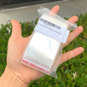 200pcs x Strong Small Self Adhesive Resealable Clear Plastic Cellophane Bags, Durable Packaging Storage Bag, Size Selections: 2.8 Inch, 3.6 Inch, 4 Inch
