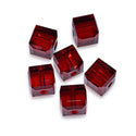 12pcs Swarovski Faceted Cube Crystal Beads #5601, 4mm Small Tiny, Hole ID 0.9mm, | U Pick Color