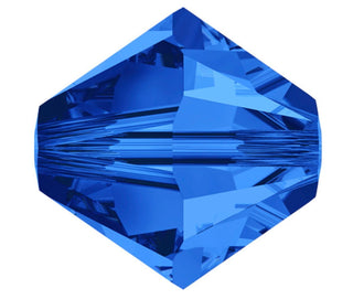 Buy sapphire-blue 100pcs Adabele Austrian Faceted Bicone Crystal Beads, 3mm Small Tiny, Hole ID 0.8mm, | U Pick Color