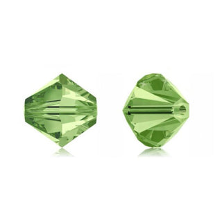 Buy peridot-green 100pcs Adabele Austrian Faceted Bicone Crystal Beads, 3mm Small Tiny, Hole ID 0.8mm, | U Pick Color