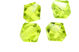 Buy light-olivine-green 100pcs Adabele Austrian Faceted Bicone Crystal Beads, 3mm Small Tiny, Hole ID 0.8mm, | U Pick Color